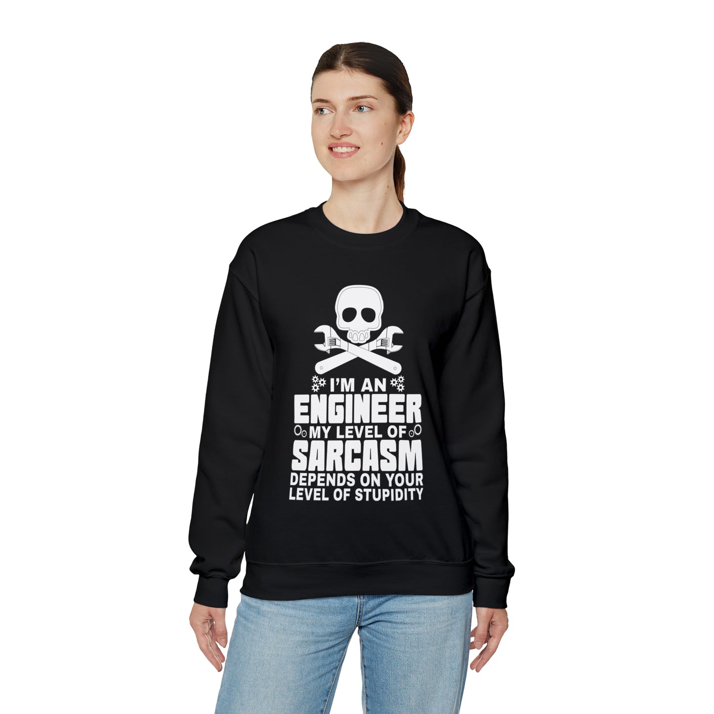 My level of sarcasm depends on you Crewneck Sweatshirt