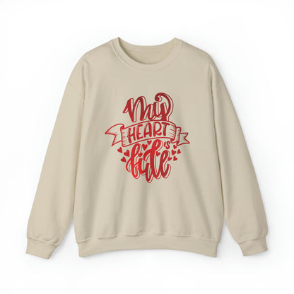 My heart is full Crewneck Sweatshirt