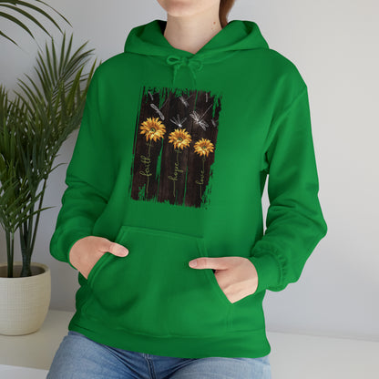 Sunflowers Faith hope love Hoodie