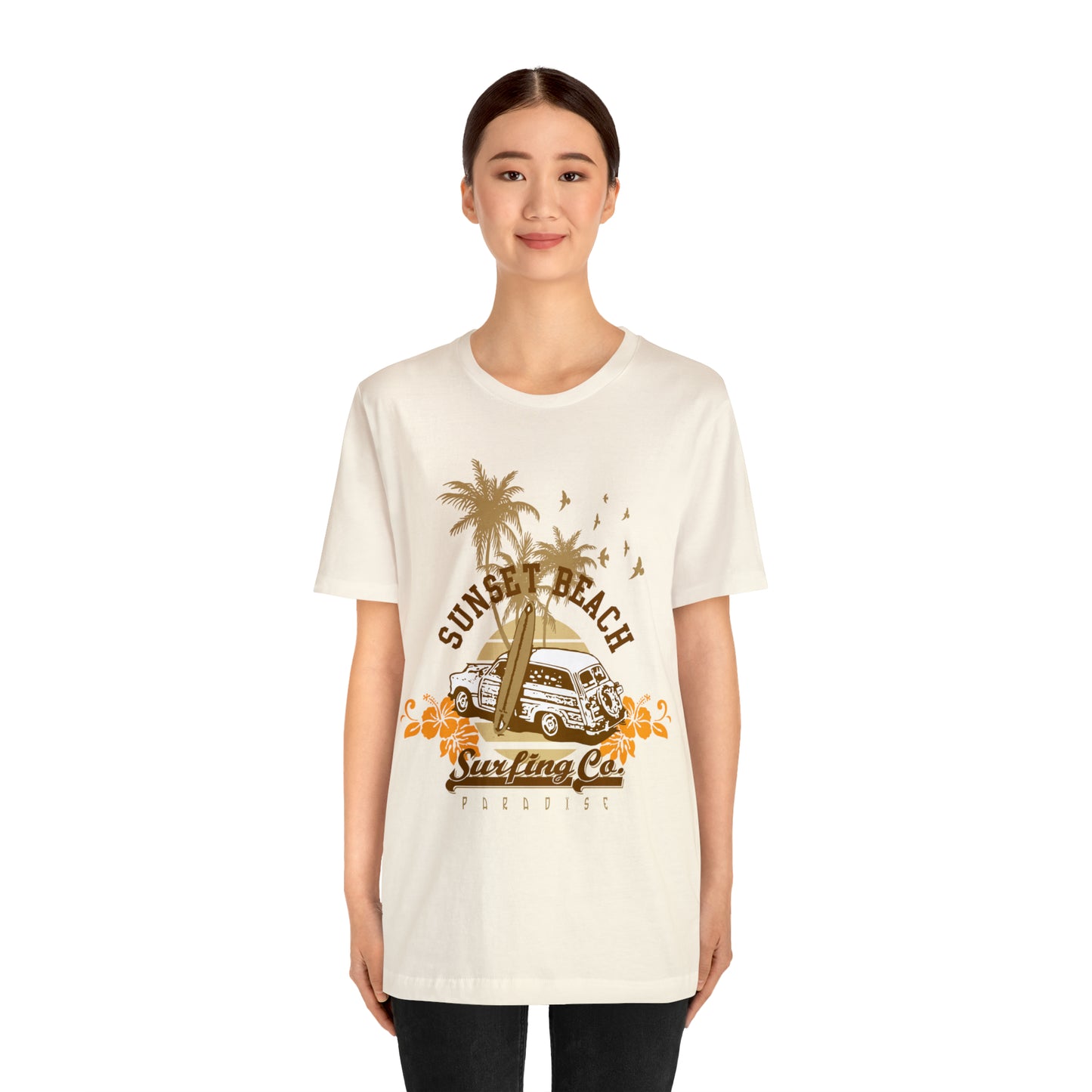 Sunset Beach Surfing Paradise T-Shirt