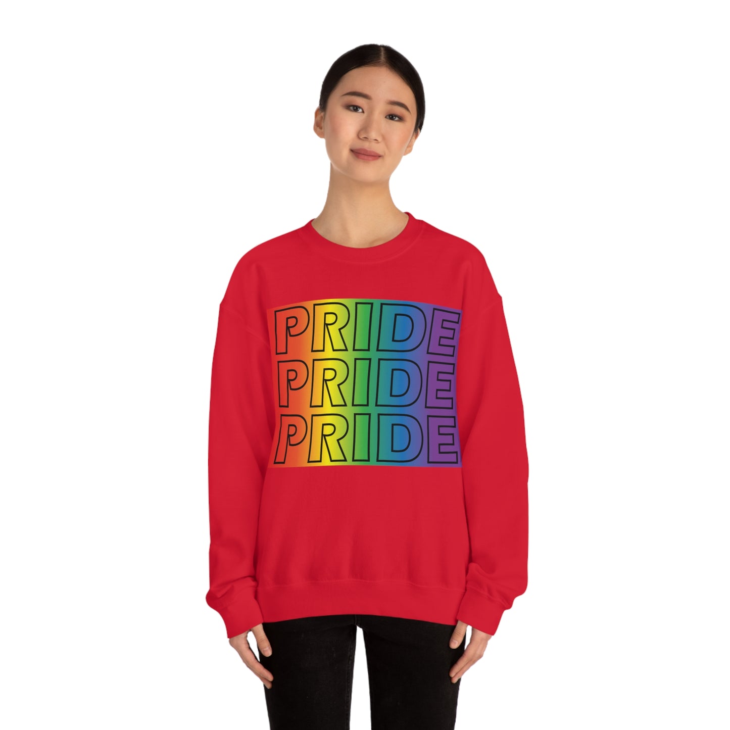 Pride Pride Pride Crewneck Sweatshirt