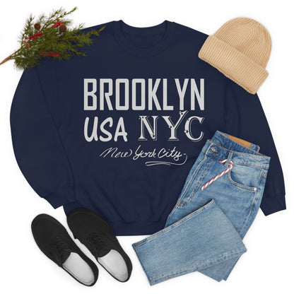 Brooklyn NY USA Crewneck Sweatshirt