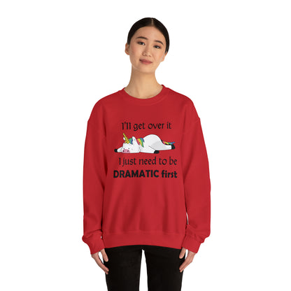 Dramatic Unicorn Crewneck Sweatshirt