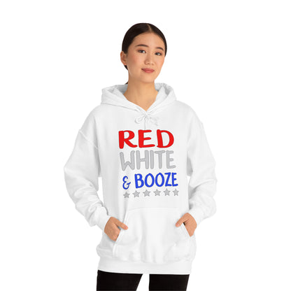 Red  White Booze Hoodie