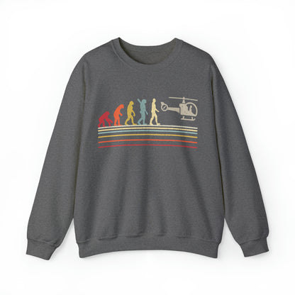 Evolution Helicopter Crewneck Sweatshirt