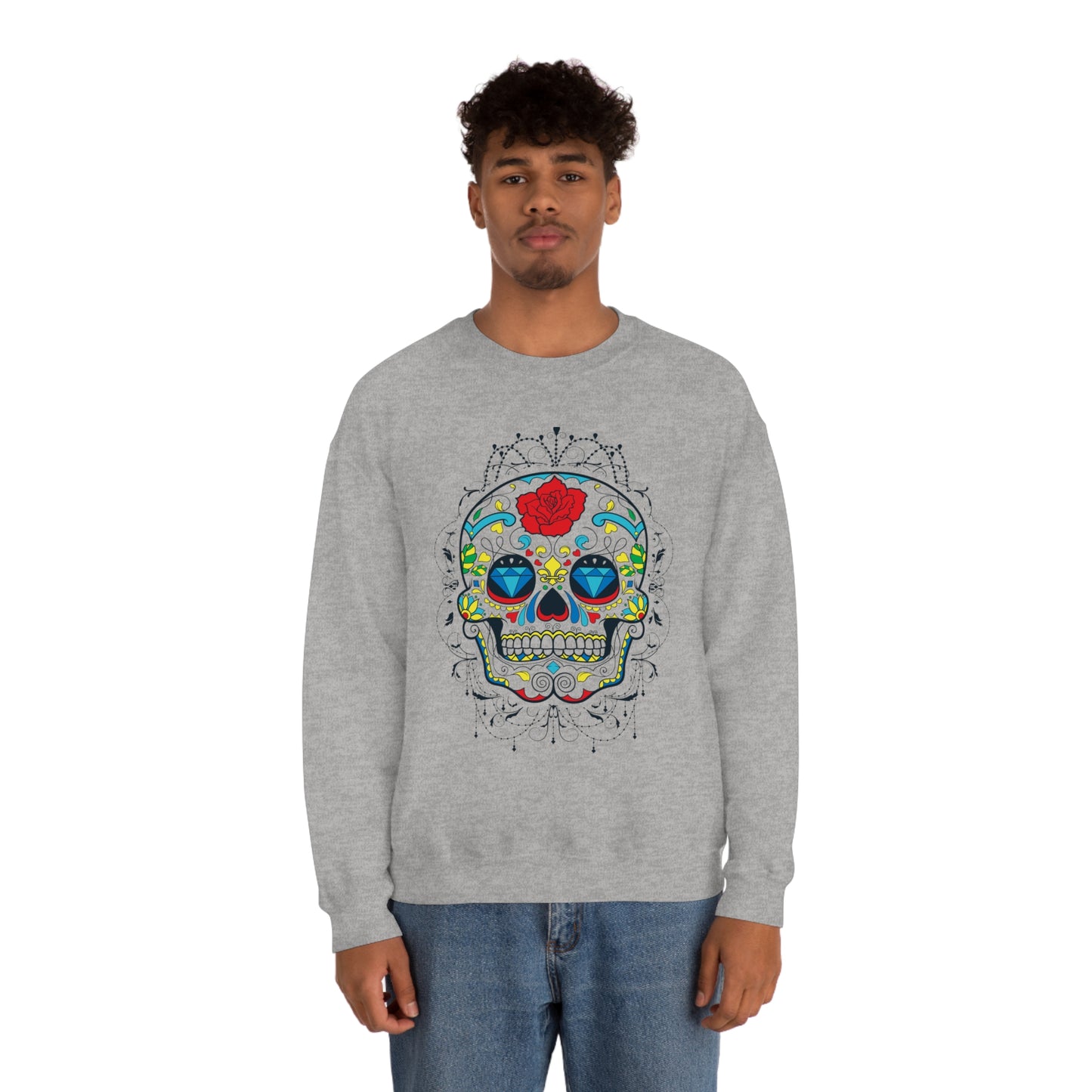 Day of the Dead Diamond Eyes Crewneck Sweatshirt