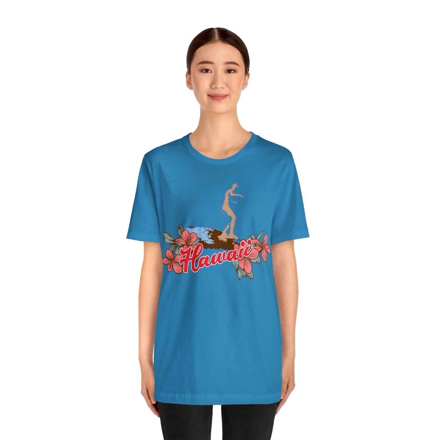 Hawaii Floral Surf T-Shirt