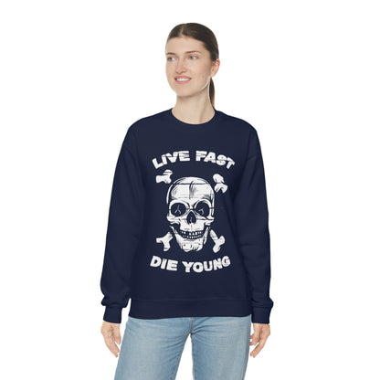 Live Fast Die Young Crewneck Sweatshirt