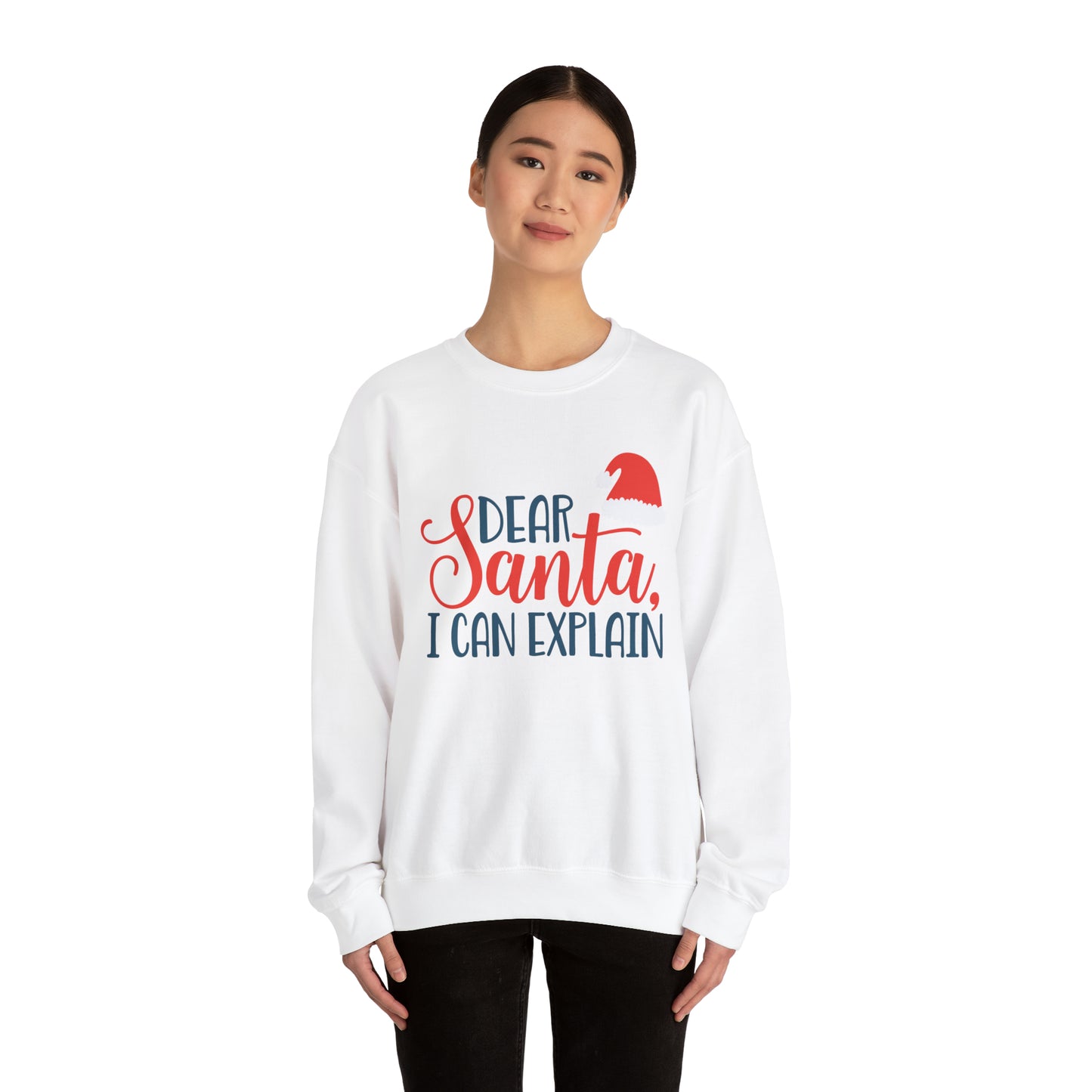 Dear Santa I Can explain Christmas Crewneck Sweatshirt