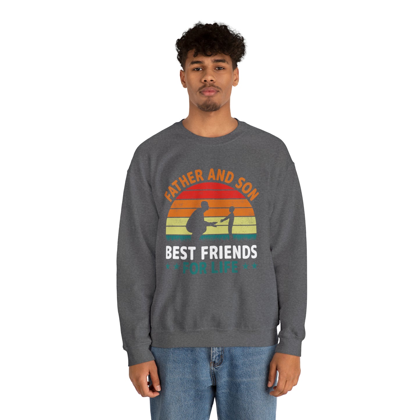 Best friends for life vintage Crewneck Sweatshirt