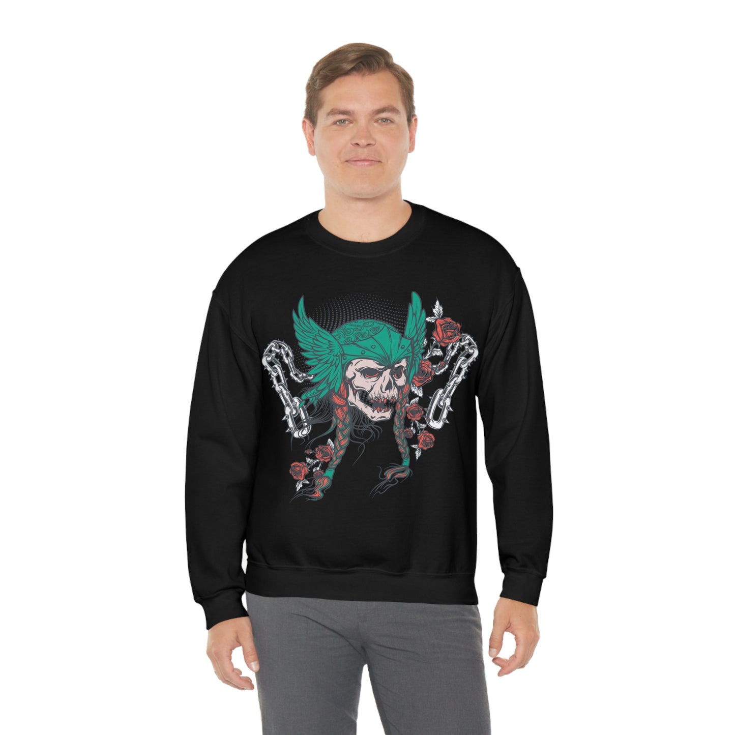 Chained Up Warrior Crewneck Sweatshirt