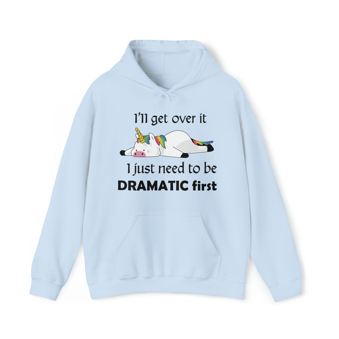 Dramatic Unicorn Hoodie