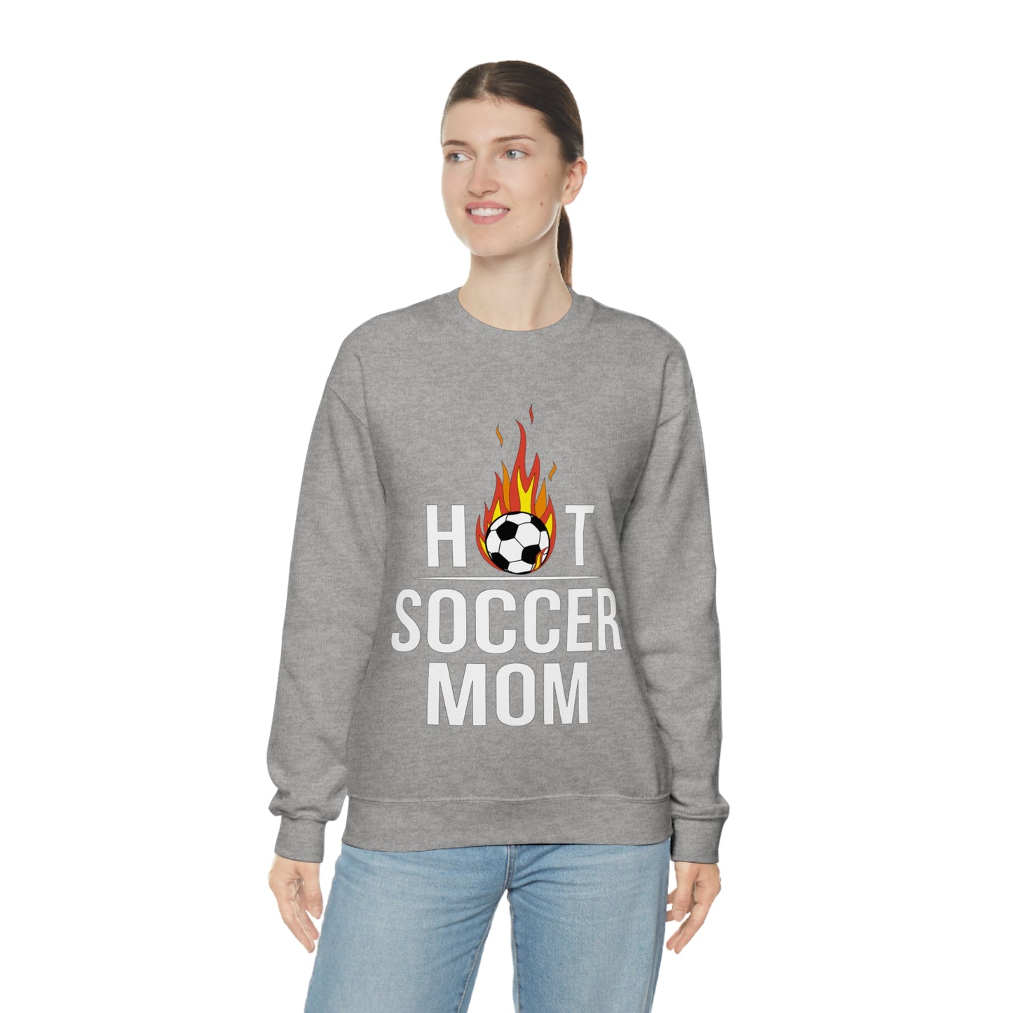 Hot soccer mom Crewneck Sweatshirt