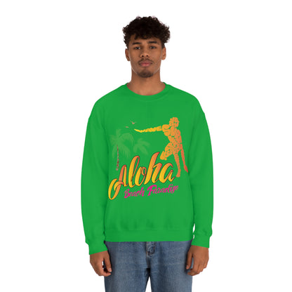 Aloha Beach Paradise Crewneck Sweatshirt