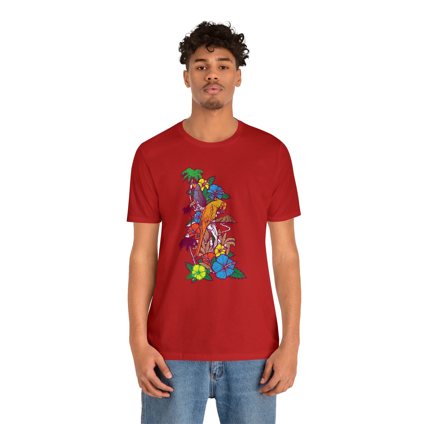 Parrot Jungle Floral T-Shirt