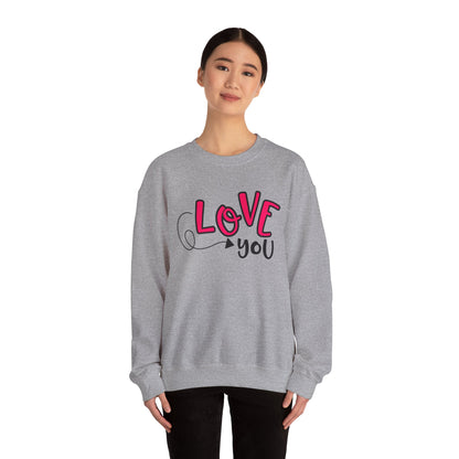 Love you arrow Crewneck Sweatshirt