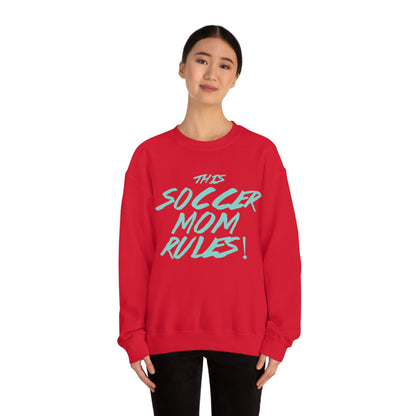 Soccer mom rules Crewneck Sweatshirt