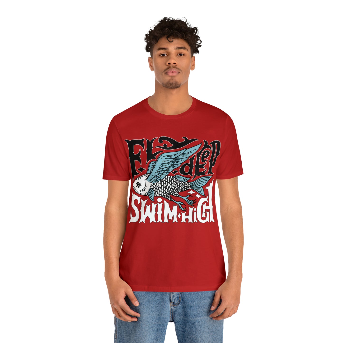 Fly deep swim high T-Shirt