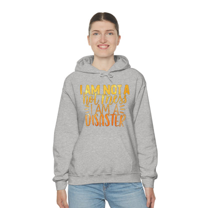 I Am Not A Hot Mess I Am A Disaster Hoodie