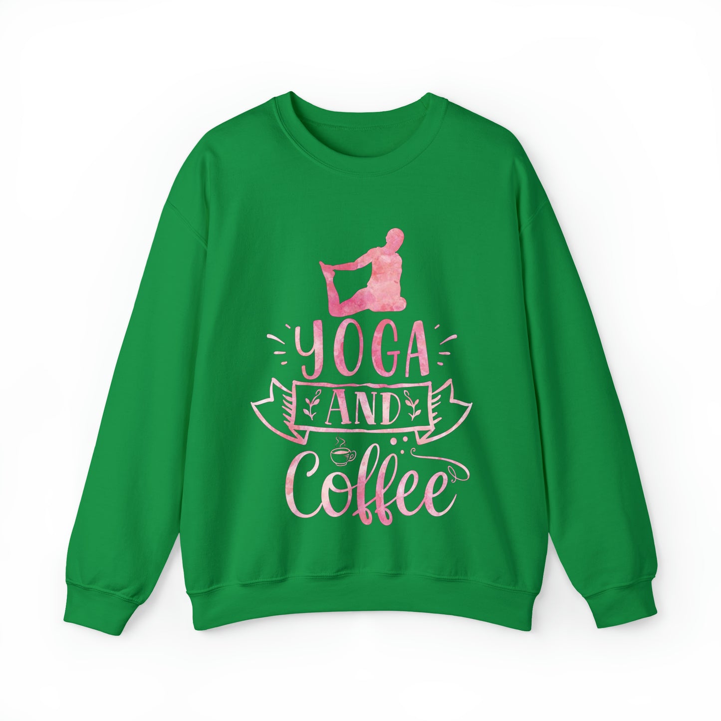 Yoga And Coffee Crewneck Sweatshirt