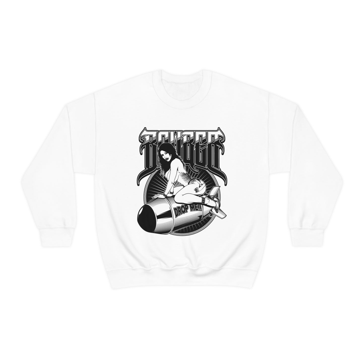 Bomb chick Tattoo Crewneck Sweatshirt