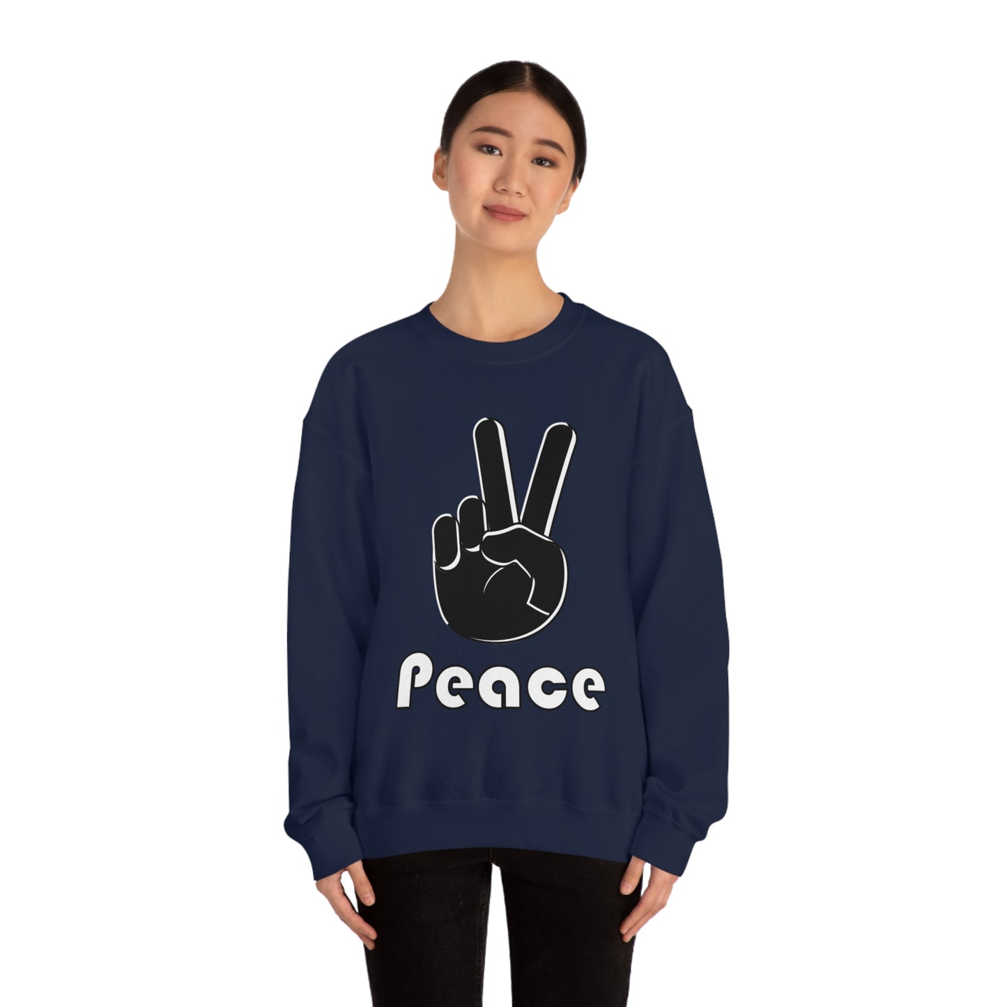 Peace Hand Crewneck Sweatshirt