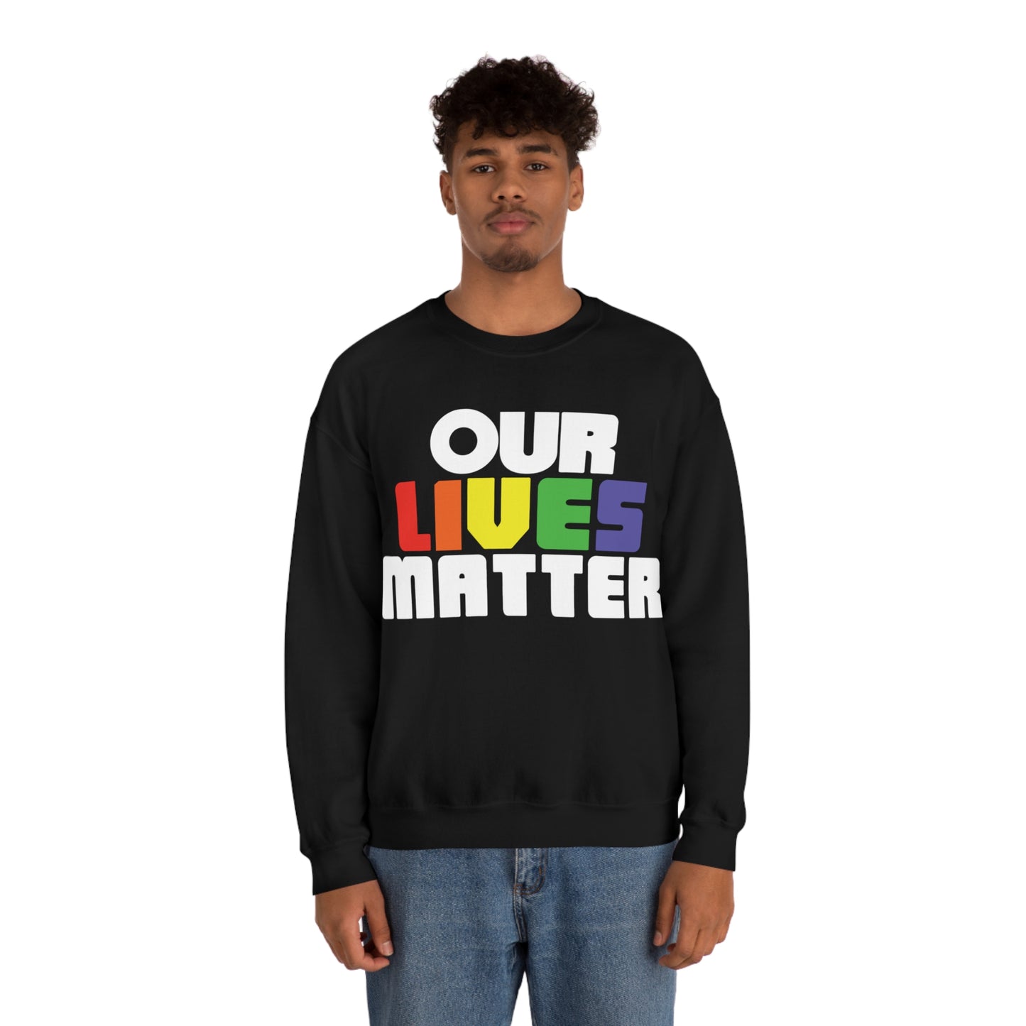 Our lives matter Crewneck Sweatshirt