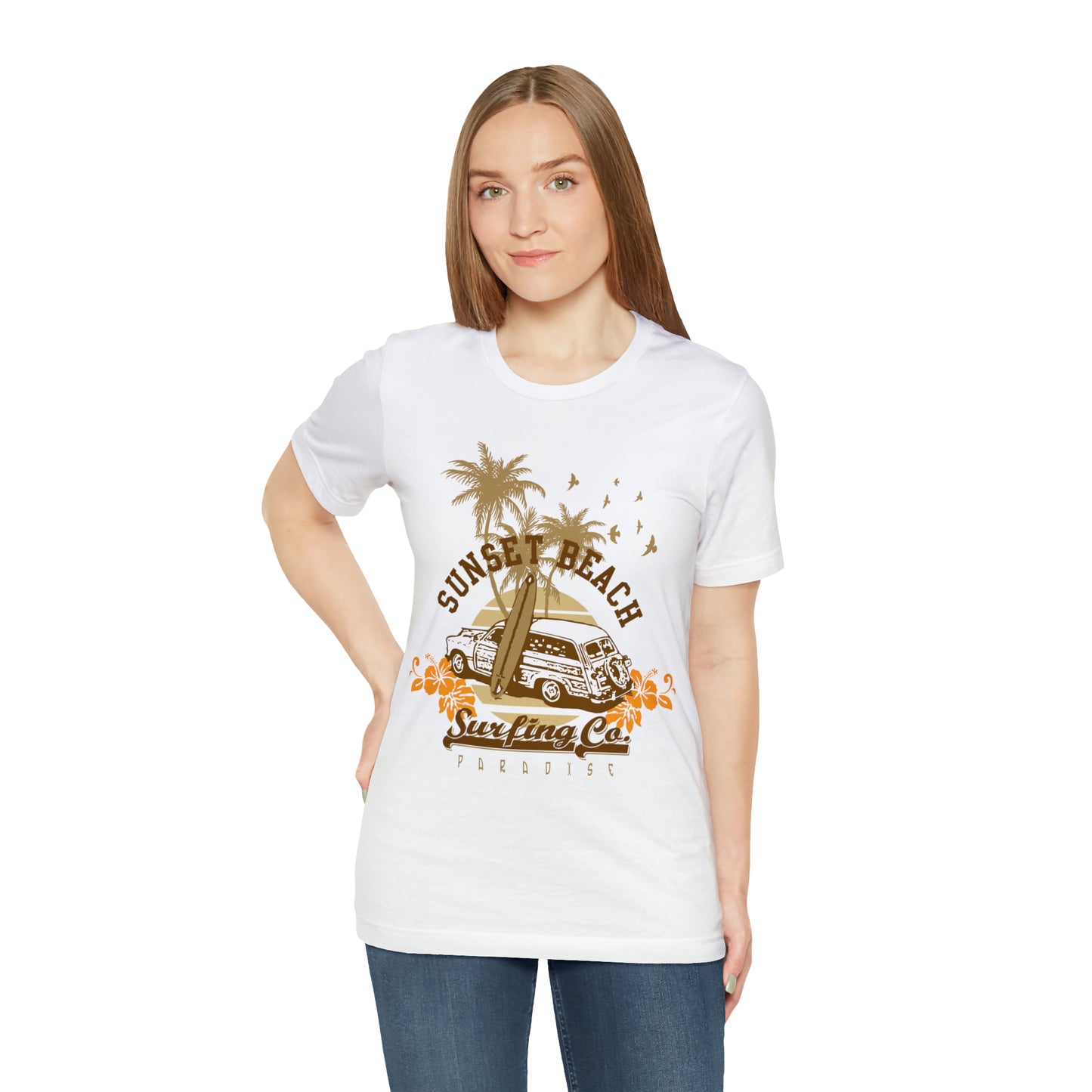 Sunset Beach Surfing Paradise T-Shirt