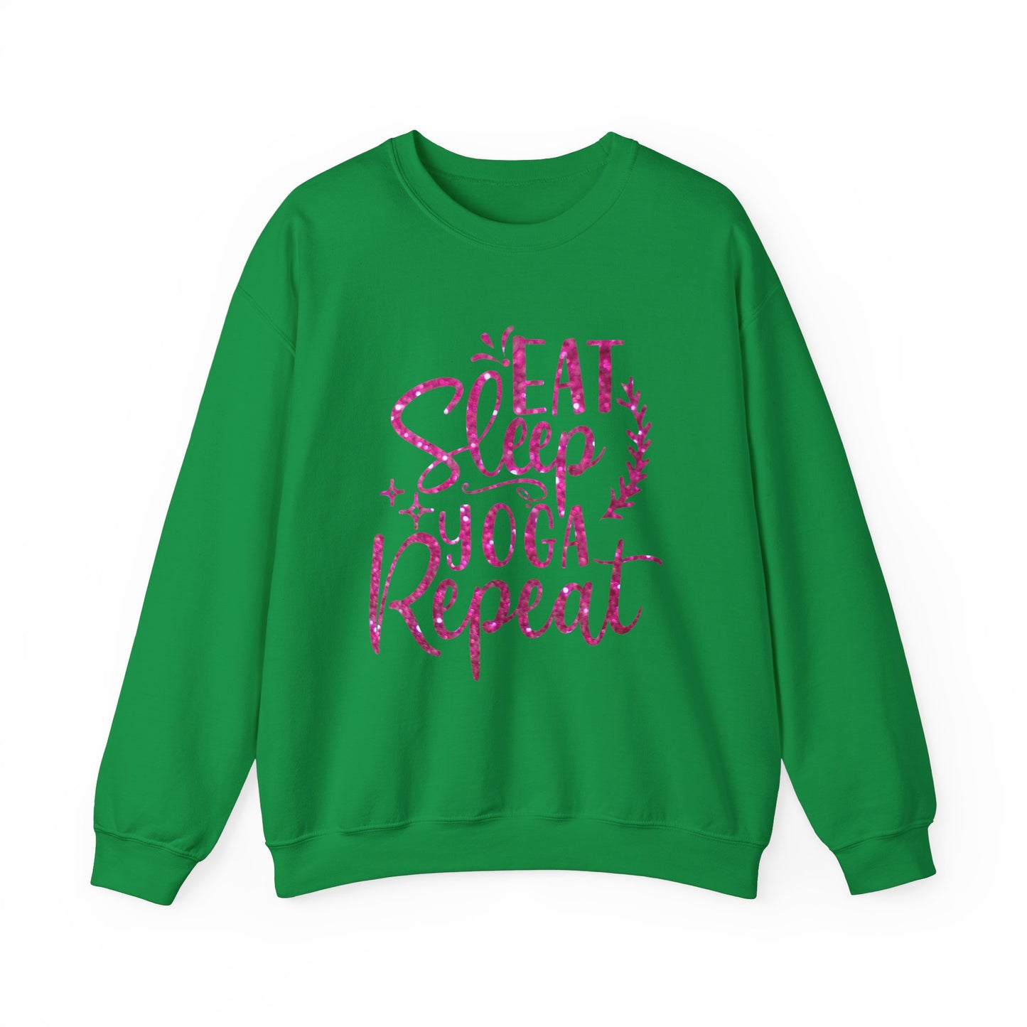 Eat Sleep Yoga Repeat Crewneck Sweatshirt