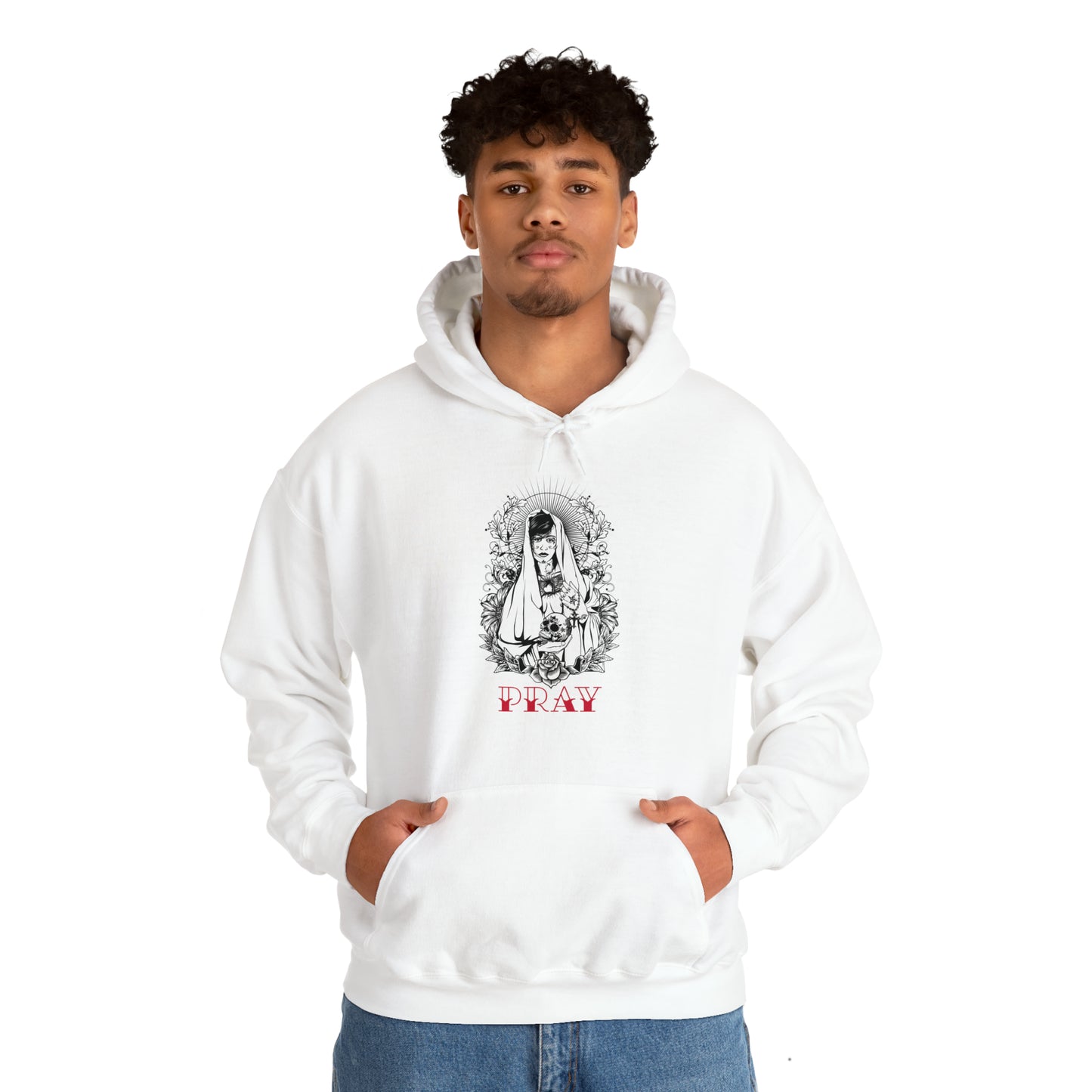 Pray Tattoo Hoodie