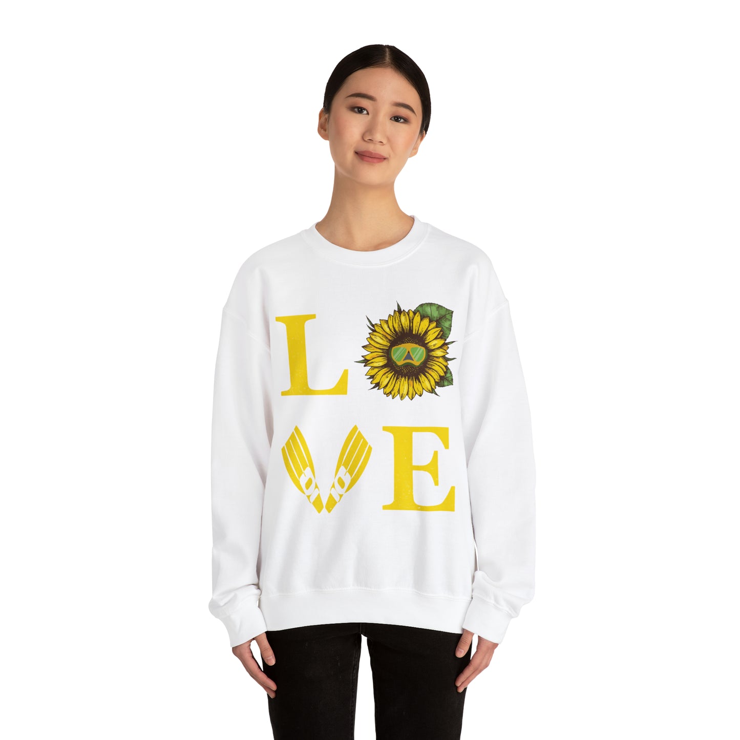 Scuba diving love Crewneck Sweatshirt