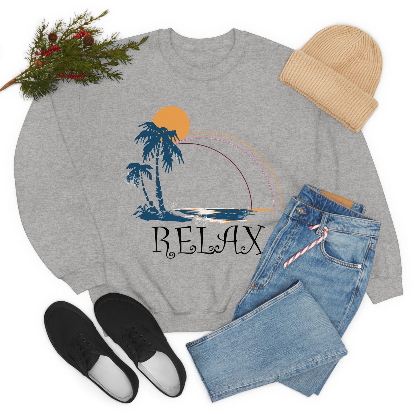 Relax Island Crewneck Sweatshirt