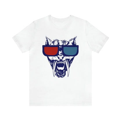 3D Glasses Tiger T-Shirt