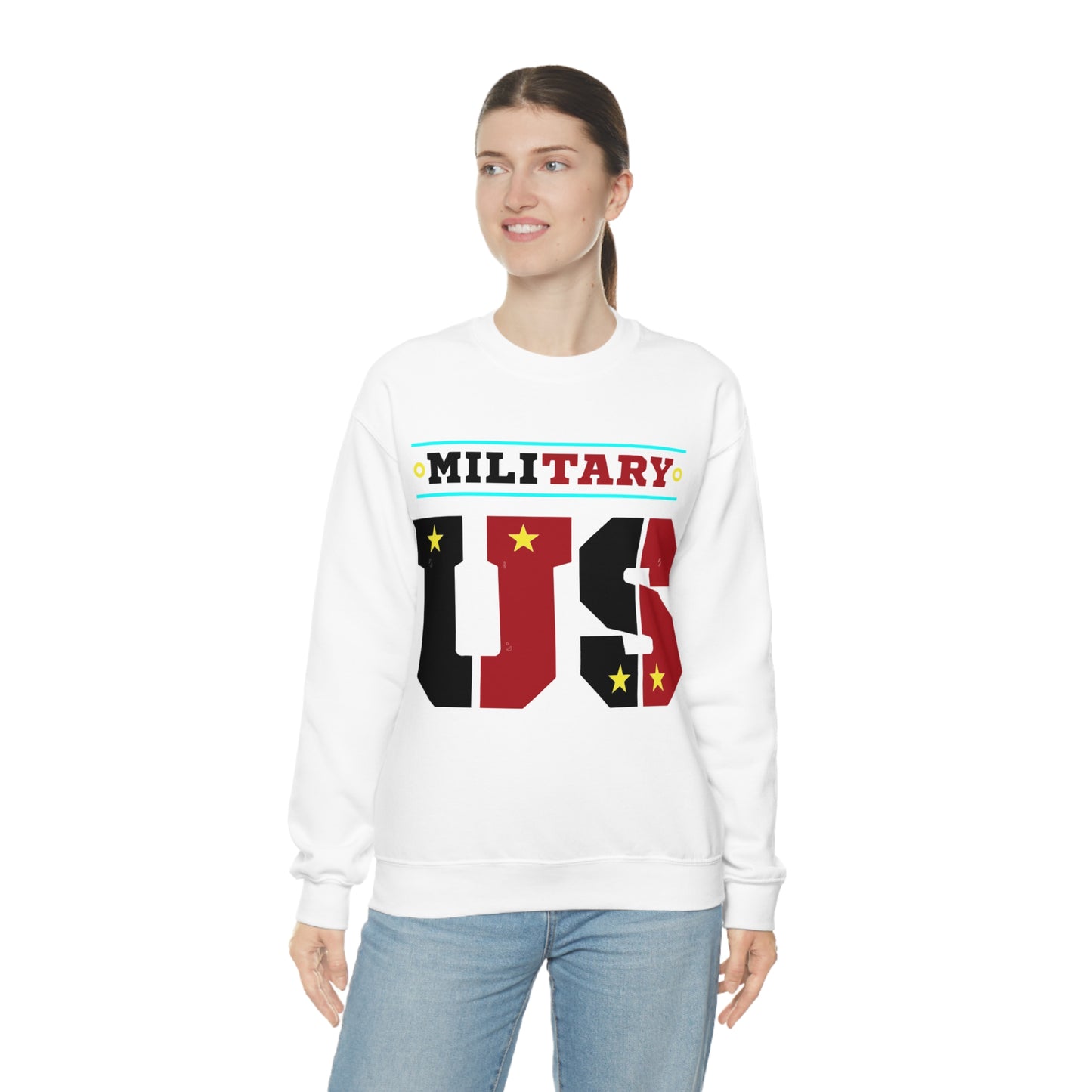 United States Military Crewneck Sweatshirt