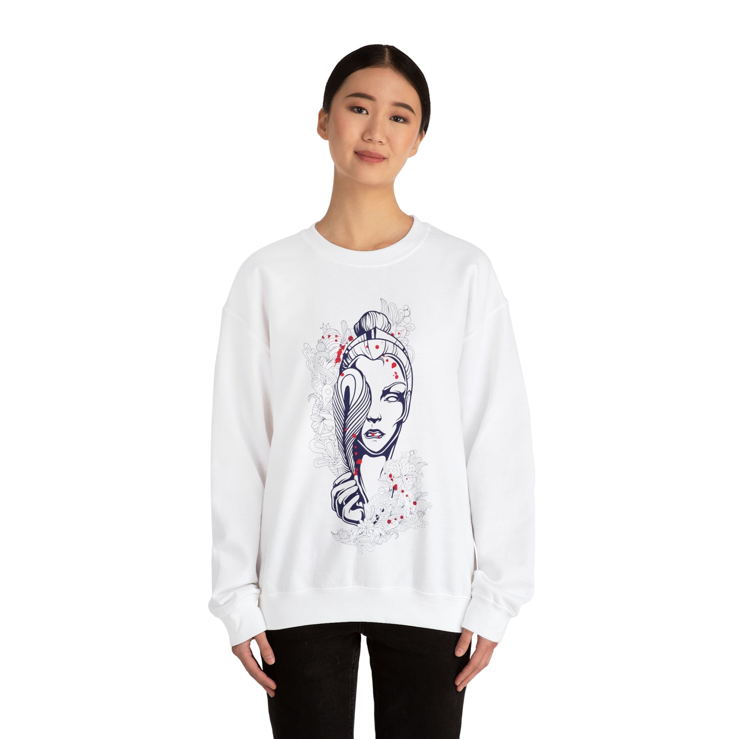 A Feather Beauty Crewneck Sweatshirt