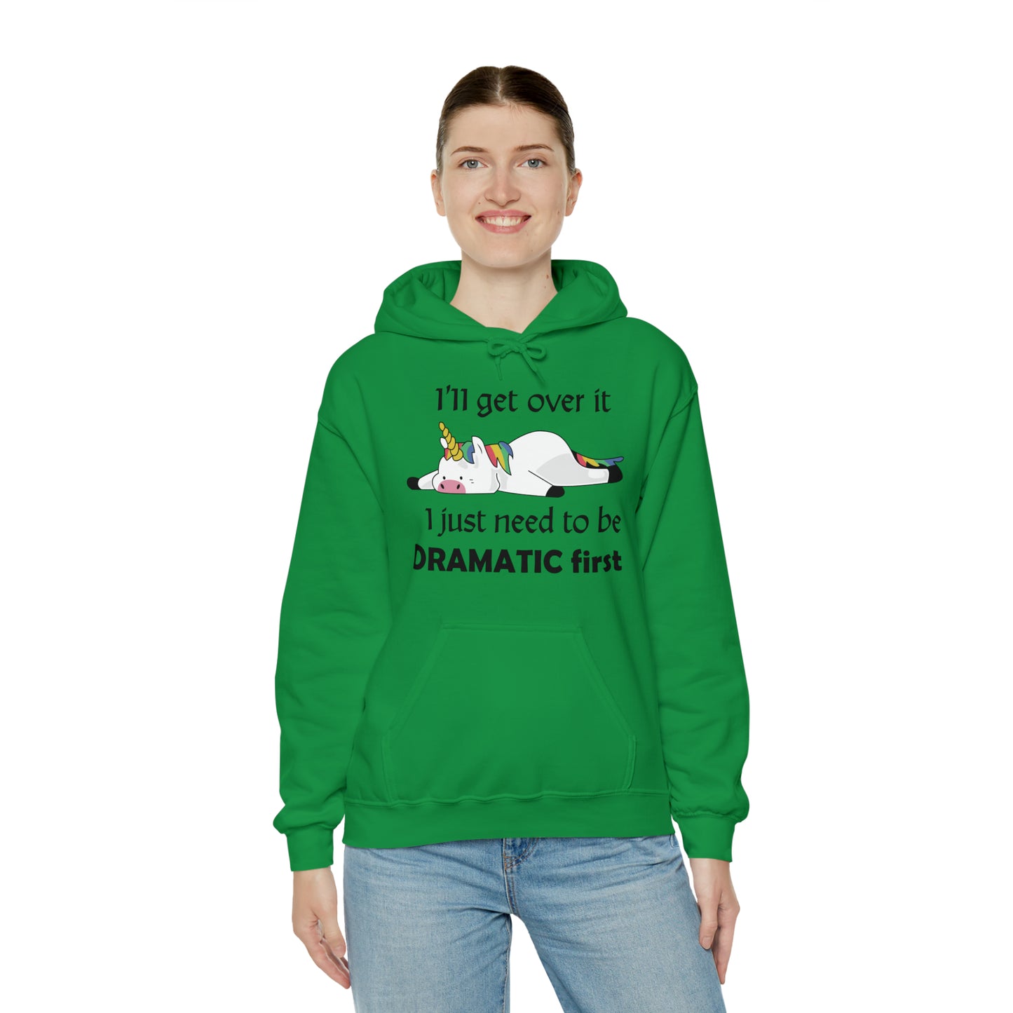 Dramatic Unicorn Hoodie