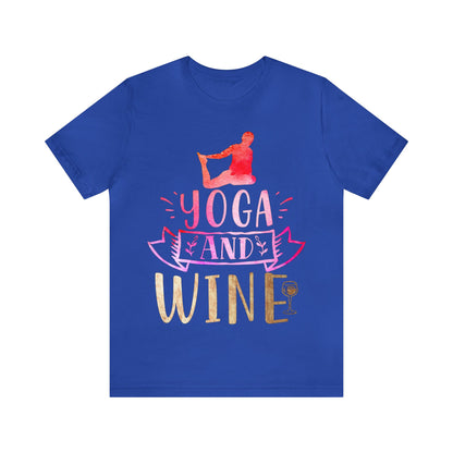 Yoga And Wine T-Shirt