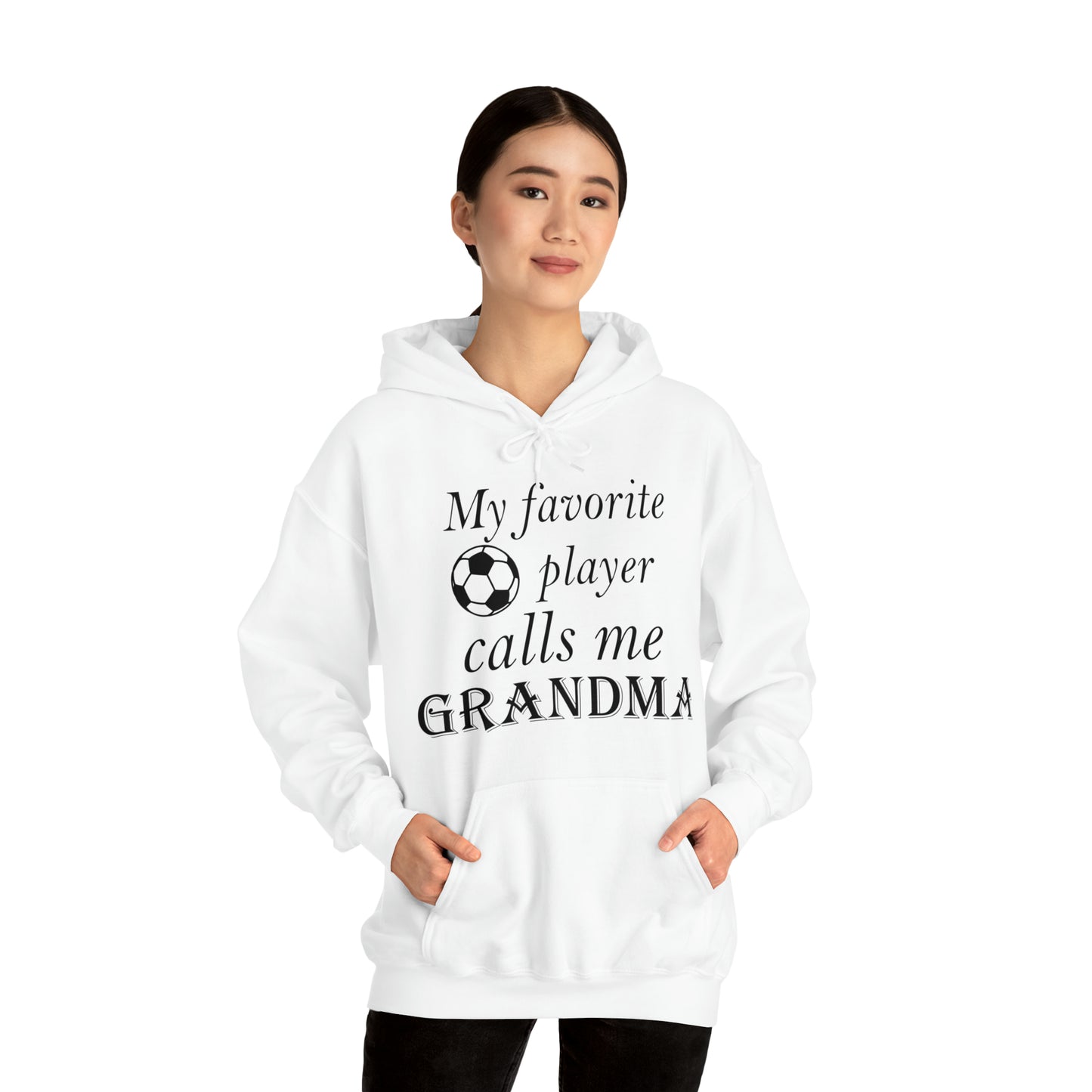 Grandma Favorite Soccer Player Hoodie