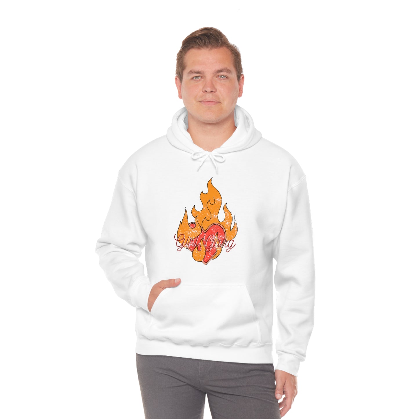 Girl Gang on Fire Hoodie