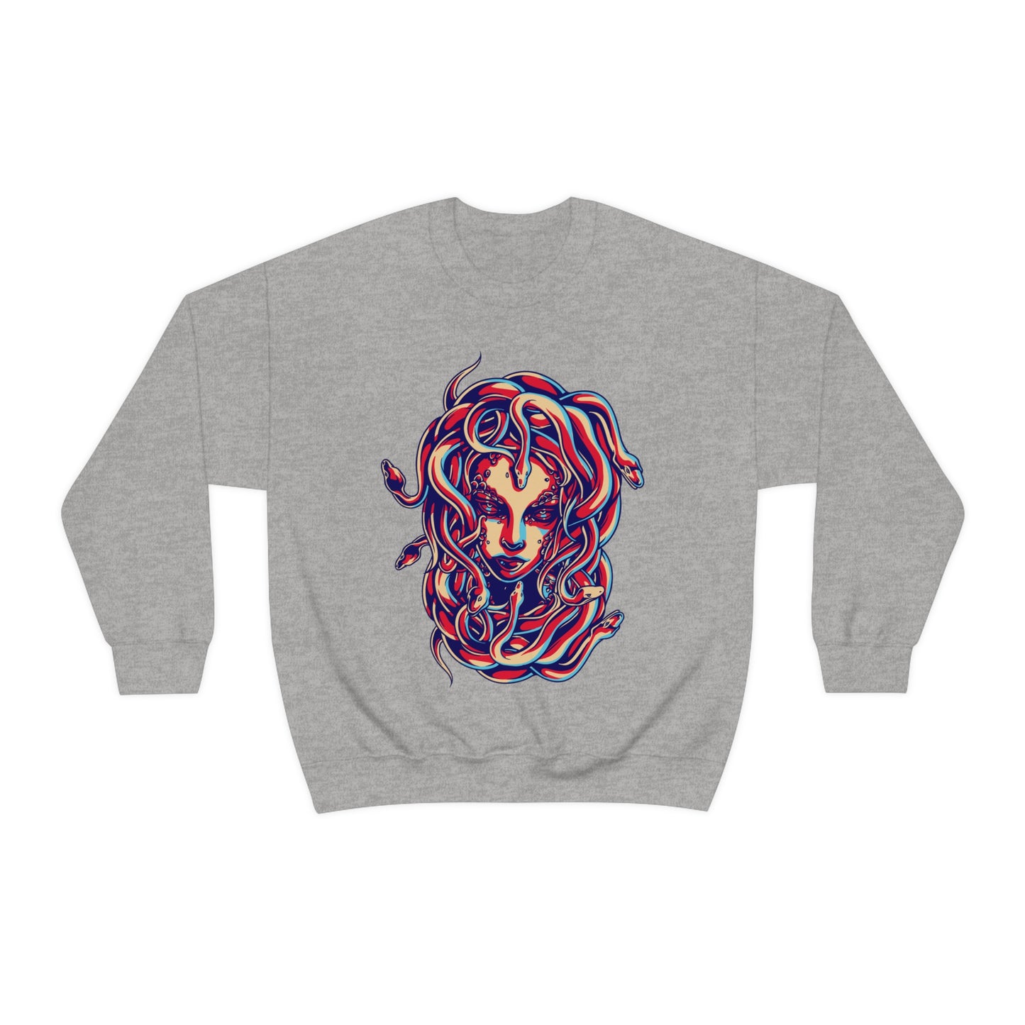 3D Medusa Crewneck Sweatshirt