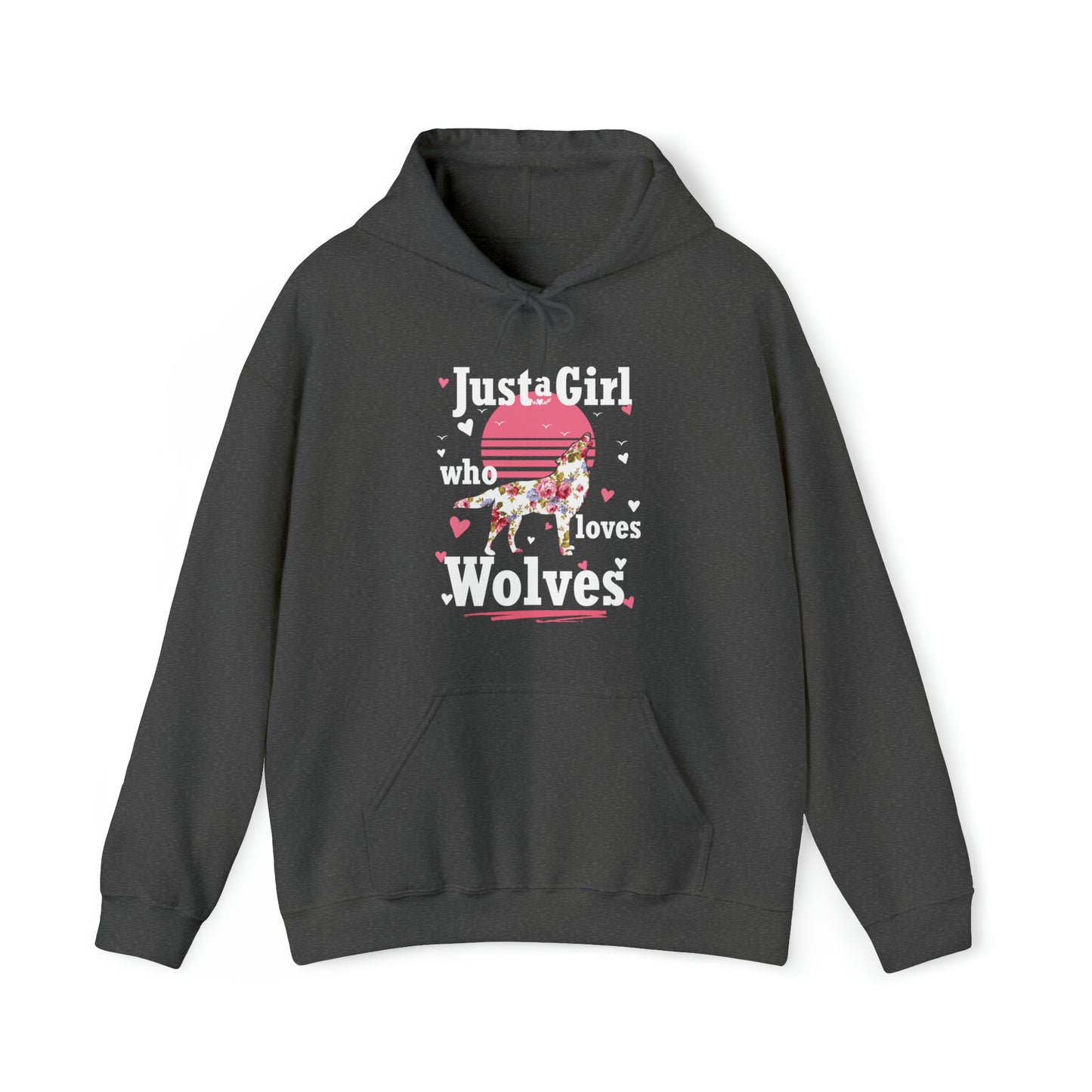 Just A Girl Who Loves Wolves Hoodie