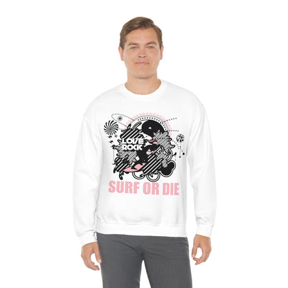 Surf or Die Crewneck Sweatshirt