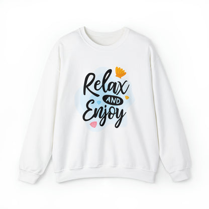 Relax and Enjoy Crewneck Sweatshirt