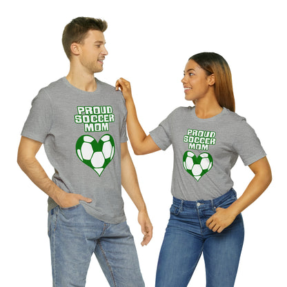 Proud -soccer-mom Heart T-Shirt