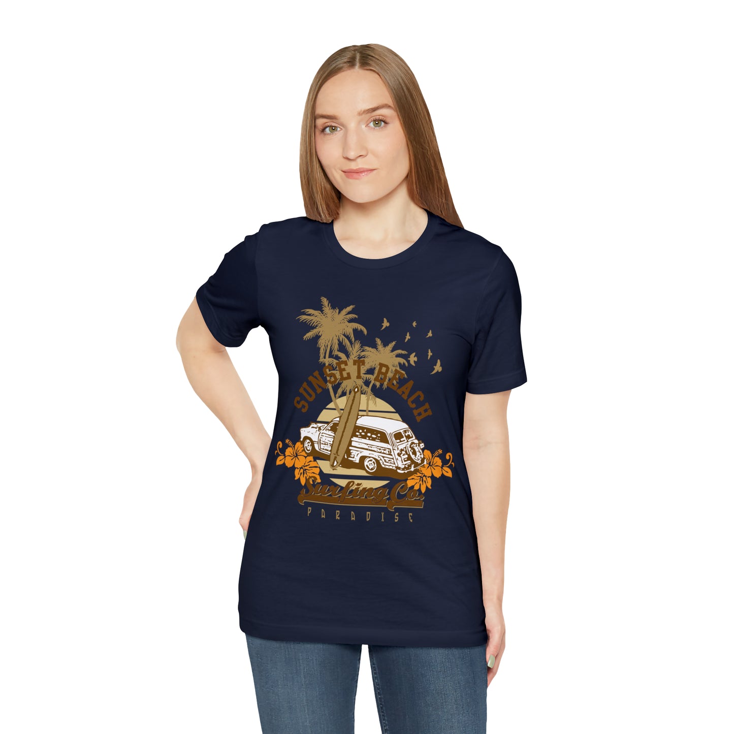 Sunset Beach Surfing Paradise T-Shirt