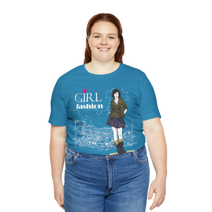 Girl with fashion T-Shirt