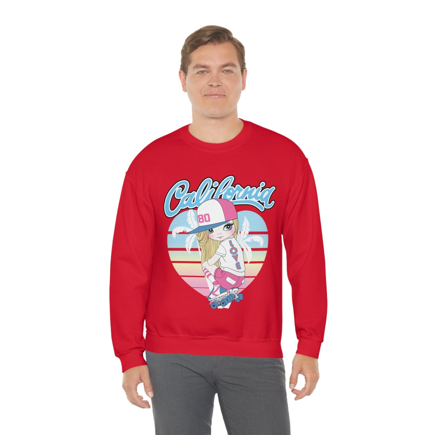 Love for California Crewneck Sweatshirt