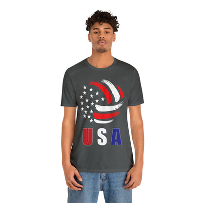 USA Volleyball Flag T-Shirt