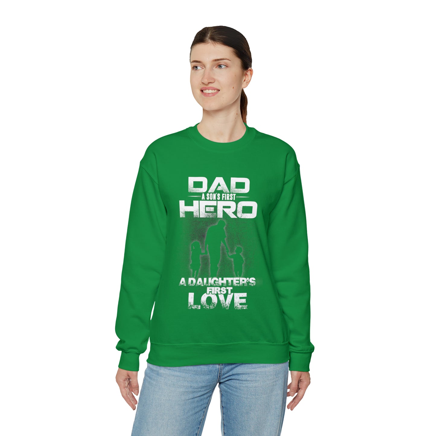 Son's first hero Crewneck Sweatshirt