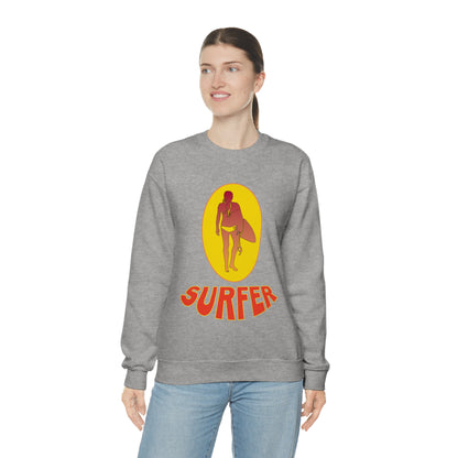 Lady Surfer Crewneck Sweatshirt